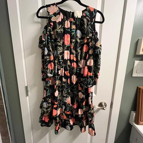Kate Spade cold shoulder floral dress - Picture 3 of 6